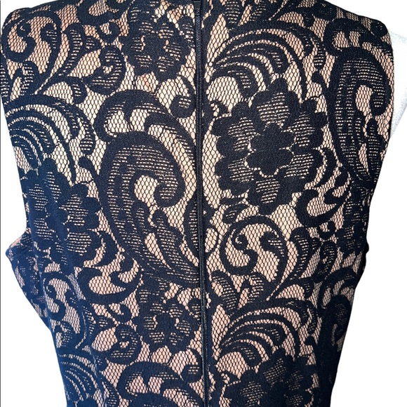 Symphony Plus Bridal/ Special Occasion Dress- Black Lace Trim, Flared Skirt- 1X - Picture 5 of 11